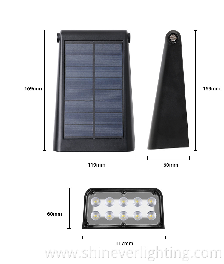 Led Solar Wall Light